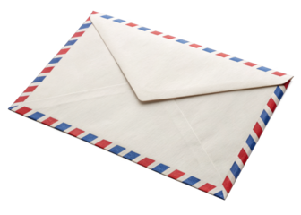 Envelope isolated on a transparent background.