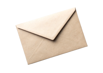 Envelope isolated on a transparent background.