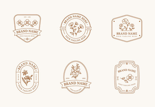 Vintage Logos And Badges Design