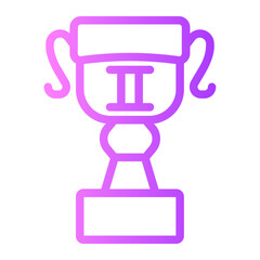 trophy gradient icon