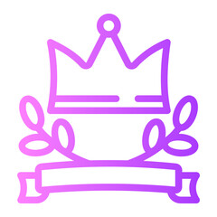 badge gradient icon