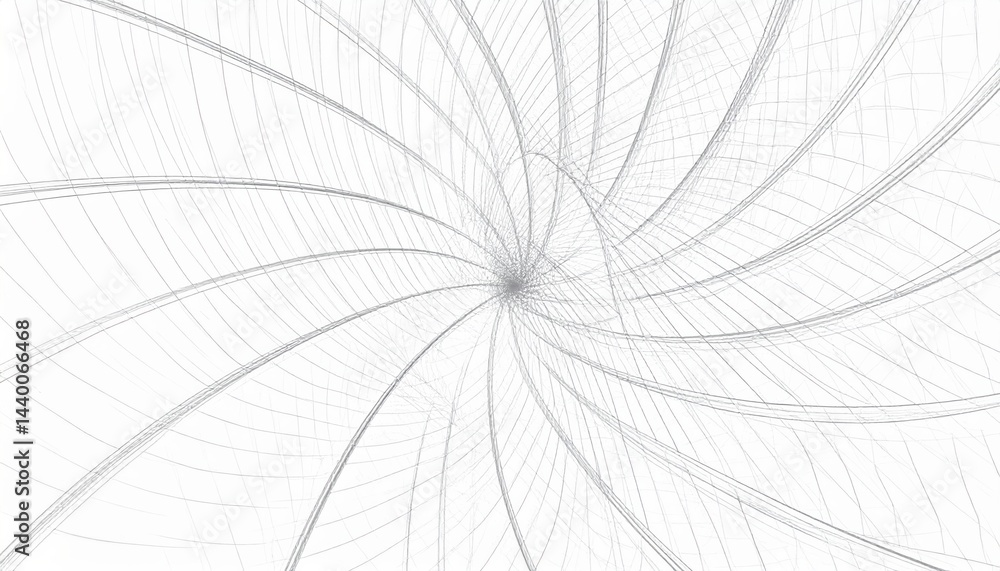 Poster dynamic geometric patterns exploring abstract art digital space illustration minimalist design aeria