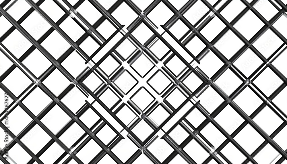 Poster dynamic geometric patterns abstract art graphic design minimalist style high contrast visual concept