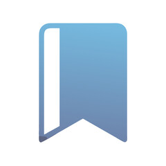 Blue Bookmark Icon: Save, Favorite, Remember, and Organize Webpages and Content
