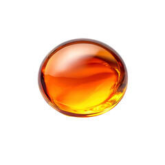 Luminous Amber Sphere Abstract Liquid Gold Texture