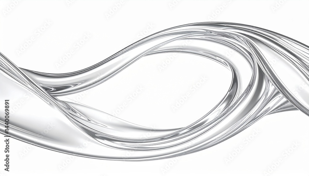 Aufkleber fluid dynamics action abstract design modern art minimalist environment close-up view water concept