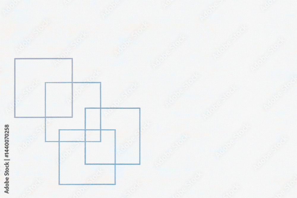 Poster this conveys a strategy structured growth and clear decision-making through overlapping geometric fo
