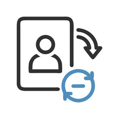 Contact Sync Icon: Removing a Person from a Contact List