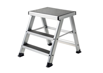  Step Stool isolated on a transparent background.