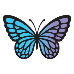 Cute Butterfly Clipart Designs with Isolated Butterflies in Vector Format