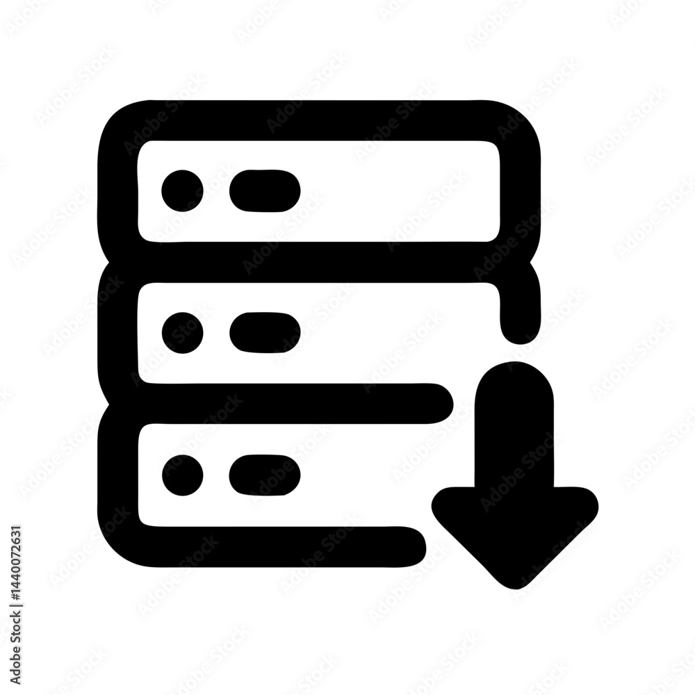 Poster black background for dark mode ui, simple graphic design element