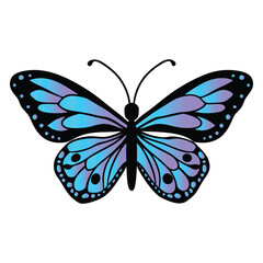 Lovely Butterfly Clipart Designs in Beautiful Isolated Vector 
