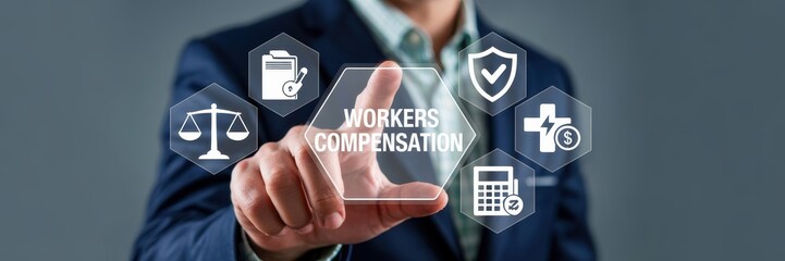 Interactive display of workers' compensation