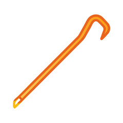  Modern Crowbar Tool Illustration