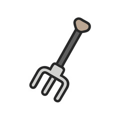  Modern Digging Fork Tool Icon