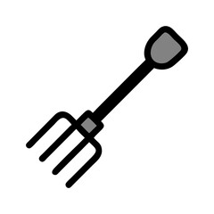  Creative Digging Fork Icon Design