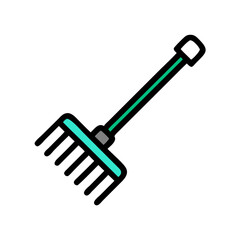  Dynamic Garden Rake Icon