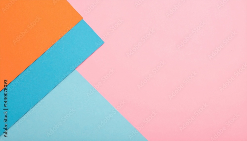 Poster creative paper art action studio visual content colorful environment overhead view abstract concept