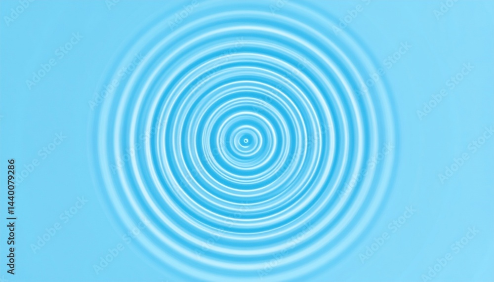 Aufkleber creating circular water ripples aquatic environment abstract photography calm atmosphere close-up vi