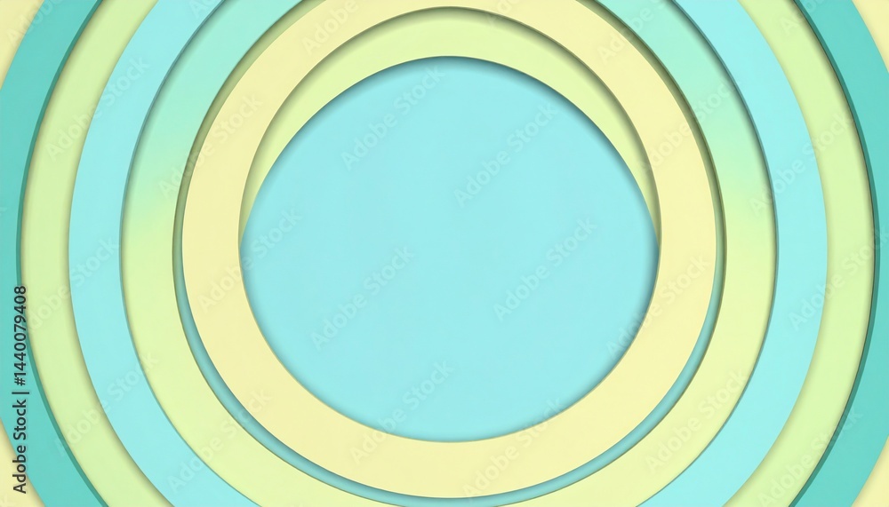 Poster dynamic circular patterns in abstract design digital artwork modern graphic creative studio aestheti