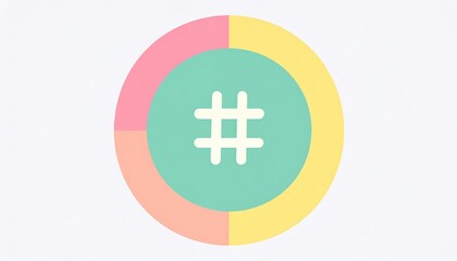 Fototapeta premium Visualizing data insights with circular graphs in modern business environments for enhanced decision making