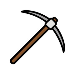  Modern Pickaxe Tool Icon