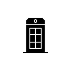 Phone booth, telephone icon sign