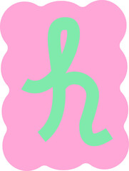 Ransom Letter S Collage Handdrawn Alphabet