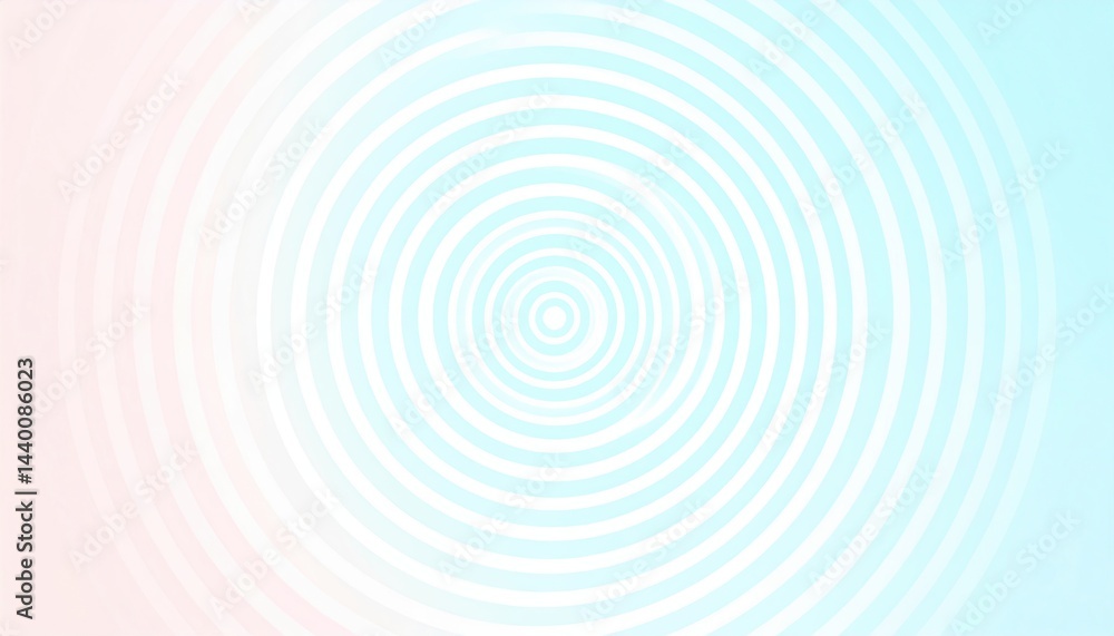 Poster spiraling patterns created by vibrations abstract digital art light background modern design close-u