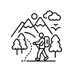 Hiking Adventure Outline: A Solo Trek Through Mountains and Forest