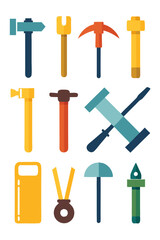 Dynamic Striking Tools Icon Set