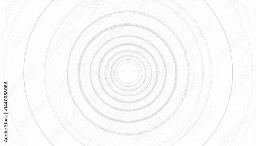 Poster creating visual harmony circular patterns in abstract art digital gallery graphic design contemporar