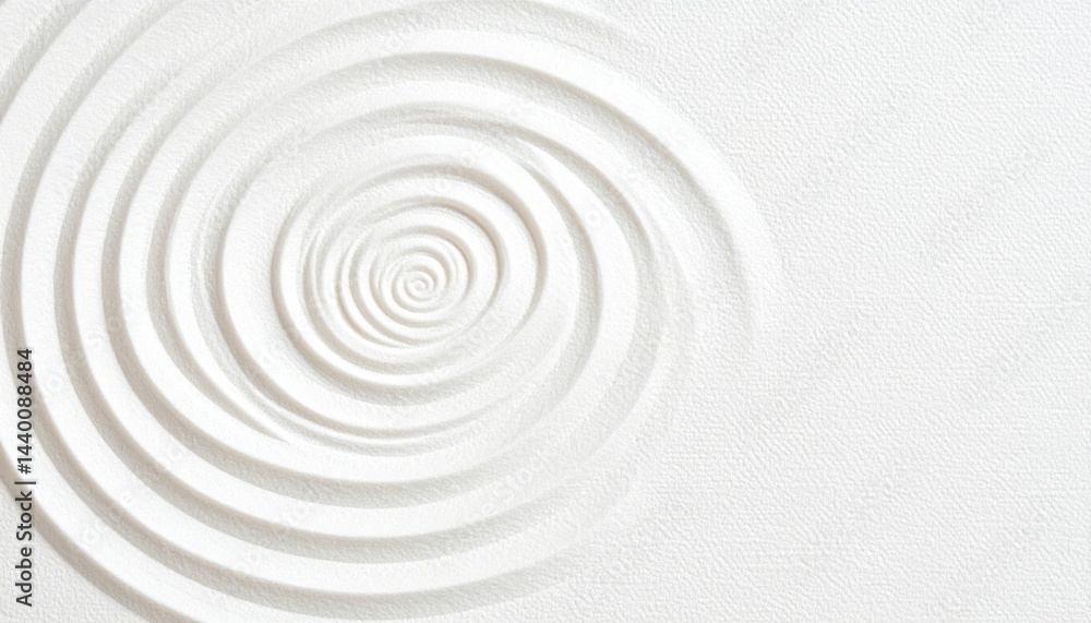 Poster dynamic rippling patterns abstract concept digital art white background close-up view visual harmony