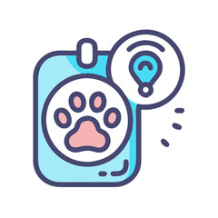Smart Pet Tag Icon: Modern Technology for Pet Safety and Identification