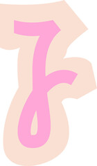 Ransom Letter J Collage Handdrawn Alphabet
