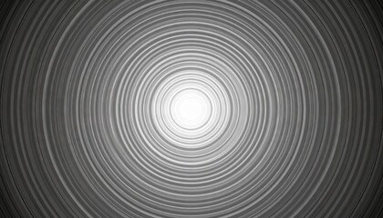 Cascading ripple effect abstract art digital creation monochrome environment centered perspective visual concept for impact
