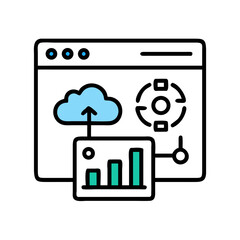 Cloud Data Growth and Analysis: A Visual Concept of Data Uploading