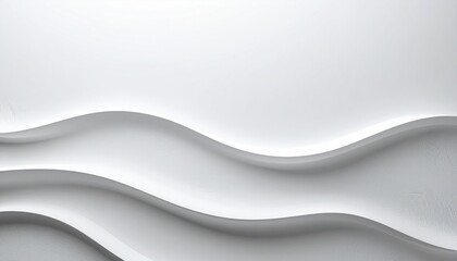 Obraz premium Flowing waves in a minimalistic space abstract art indoor environment contemporary design aerial view motion concept