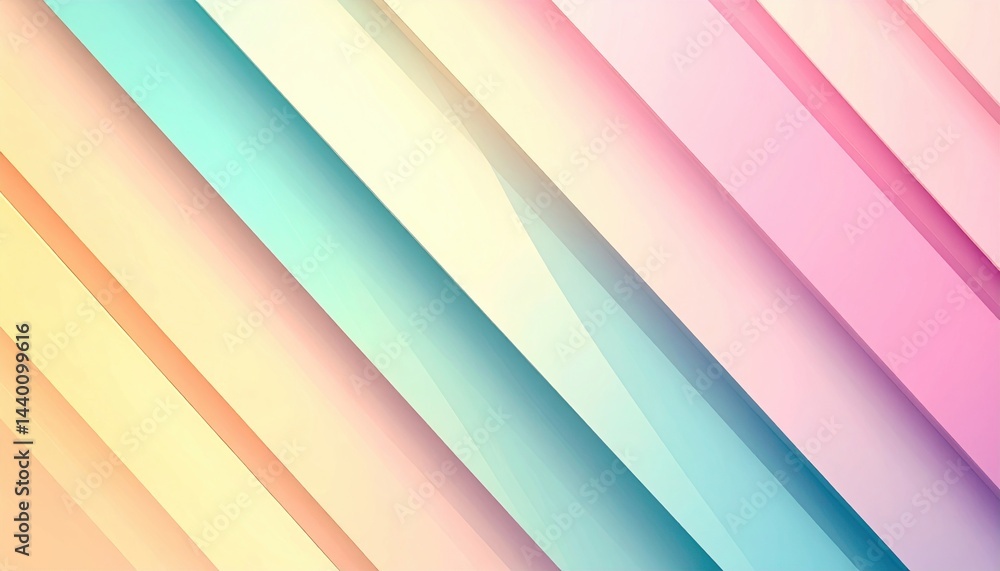 Poster abstract action of colorful diagonal lines digital art background graphic design modern clean minima