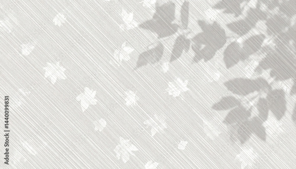 Poster nature shadows and leaf patterns outdoor setting digital texture soft light abstract concept