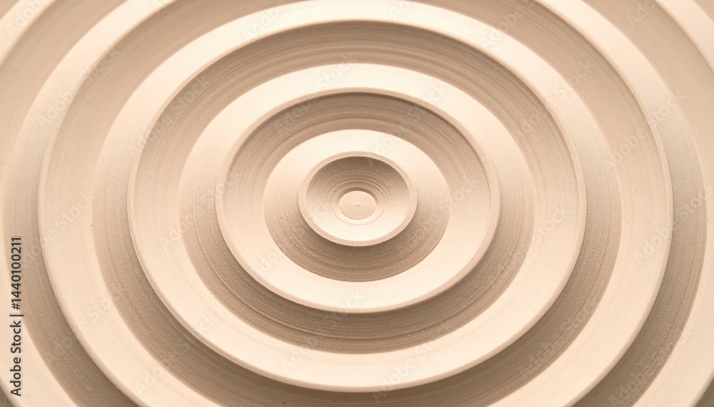 Poster creating beautiful circular patterns studio space art technique minimalistic environment close-up vi