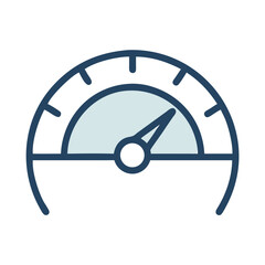 Speedometer Icon - Gauge, Performance, Progress, Measure, and Monitoring Concept