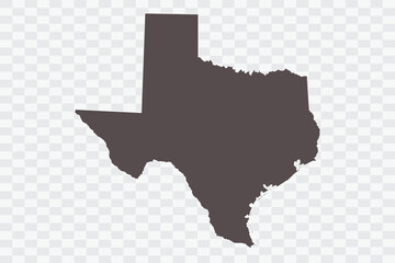 TEXAS Map Minimalist  High-Quality PNG  Ash Color on Transparent Background Perfect for presentations infographics educational materials and graphic design projects