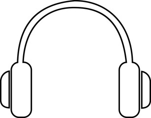 Headphone Icons Vector, Diverse headphone Styles, Audio, Music Listening. Perfect for Web Design, Apps, Software Interface. Modern simple black design. Customer service icon. transparent background