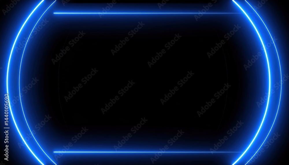 Poster dynamic neon light effects digital art scene visual content creation futuristic environment abstract