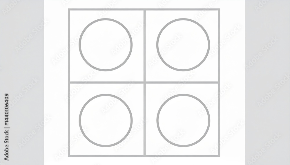 Poster creating geometric shapes digital design workshop graphic art modern environment top-down view conce