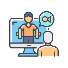 Online Tutoring Session: Remote Education, Distance Learning, and Virtual Teacher