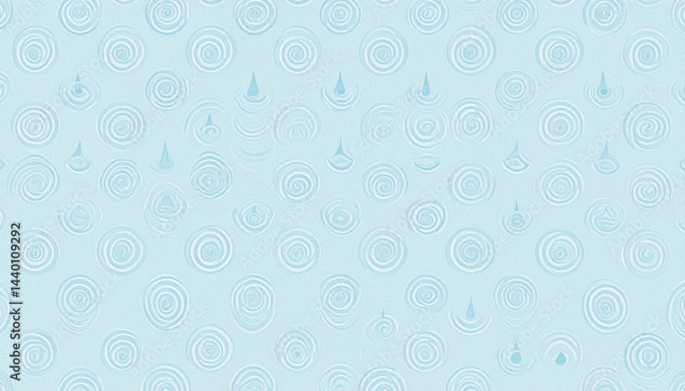 Poster rippling water patterns tranquil blue background abstract design calm environment close-up view flui
