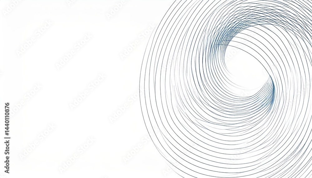 Poster spiraling patterns unfolding in abstract design digital art minimalist style contemporary environmen