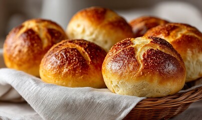 Freshly baked rolls